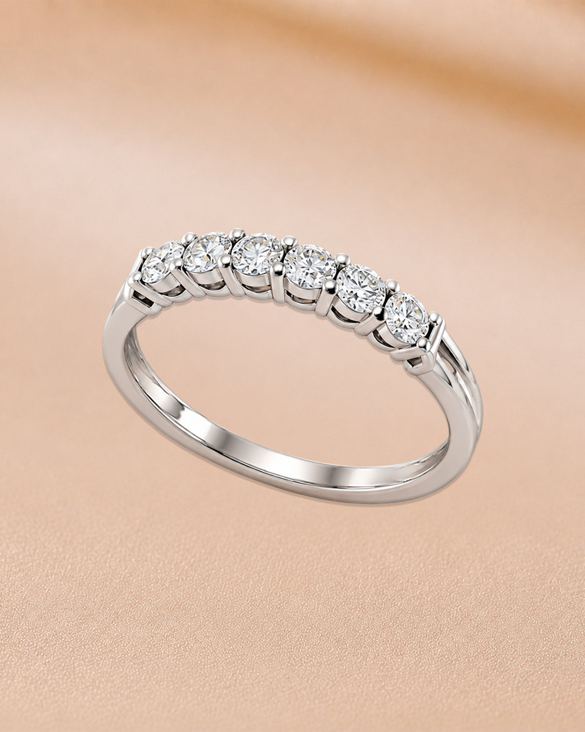 Ore 14KT Rose Gold Elegant Diamond Ring - ORE JEWEL