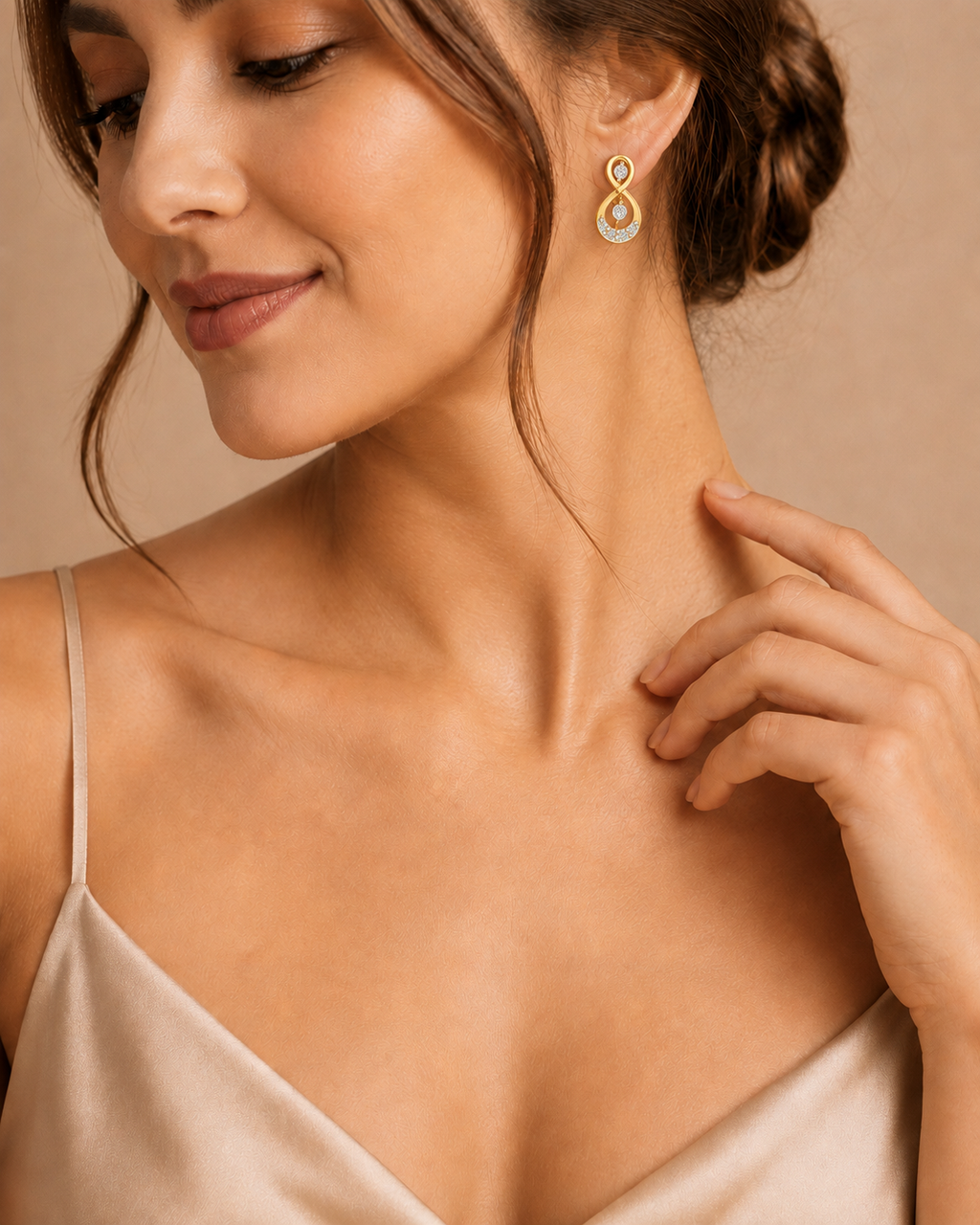 Ore 14KT Yellow Gold Earrings