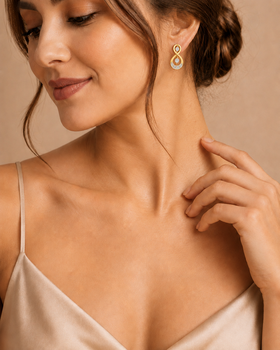 Ore 14KT Yellow Gold Earrings