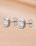 Ore 14KT Yellow Gold Solitaire Diamond Earrings