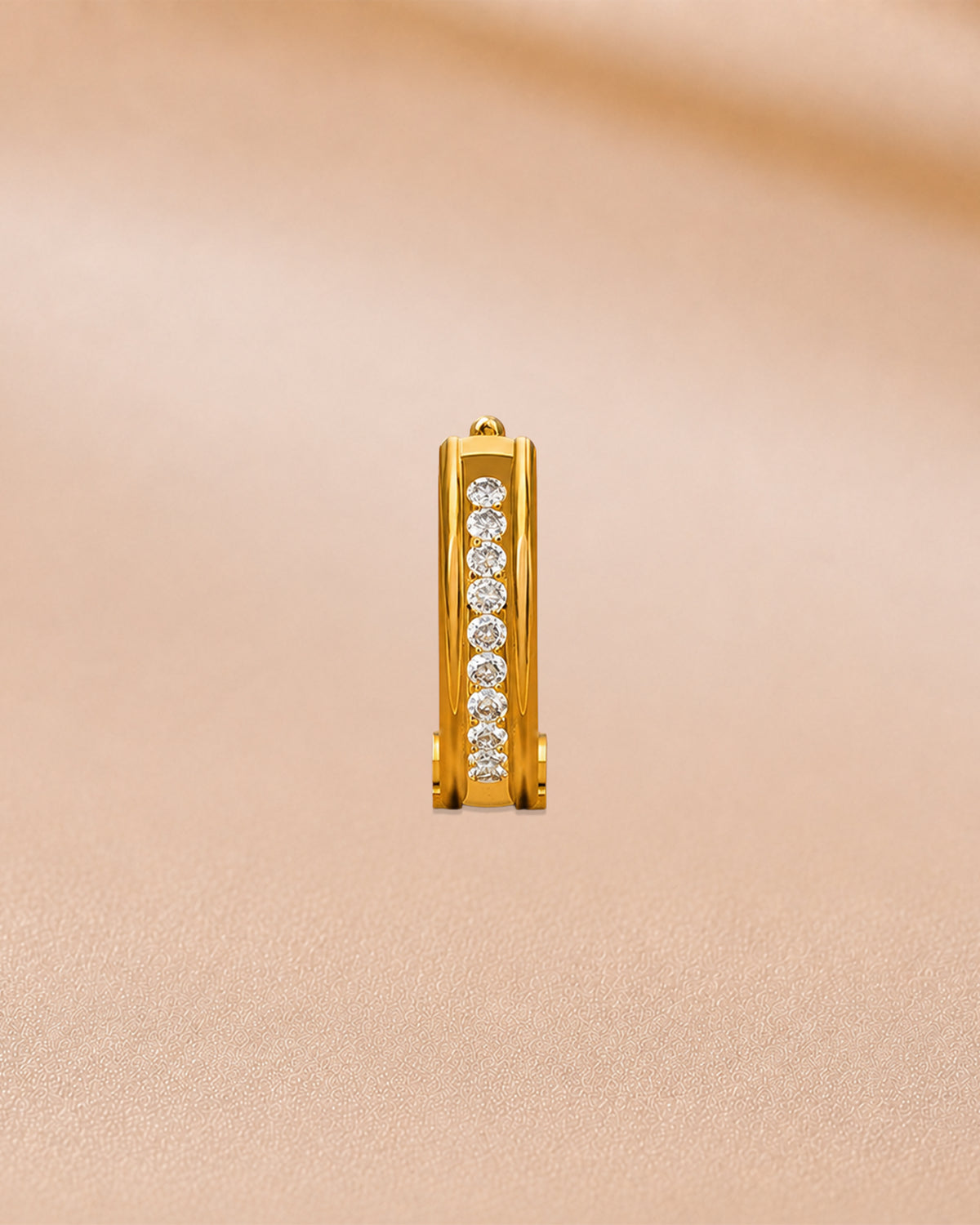 14K yellow gold diamond nose pin by Oré
