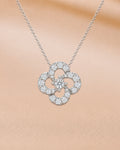 Ore 14KT Yellow Gold Flower Pendant with Chain