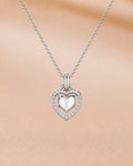 Ore 14KT Yellow Gold Heart Pendant with Chain
