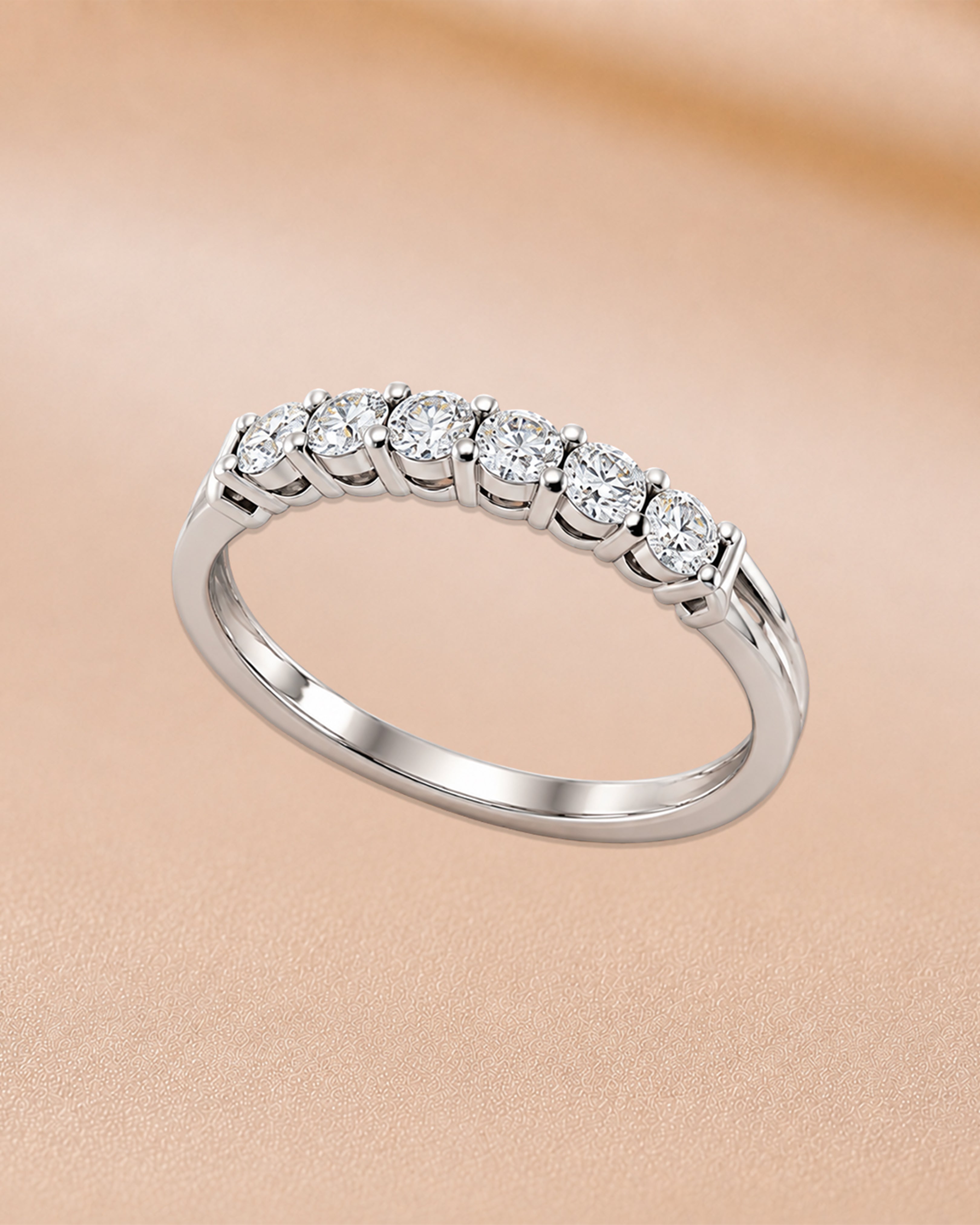 Ore 14KT Rose Gold Elegant Diamond Ring