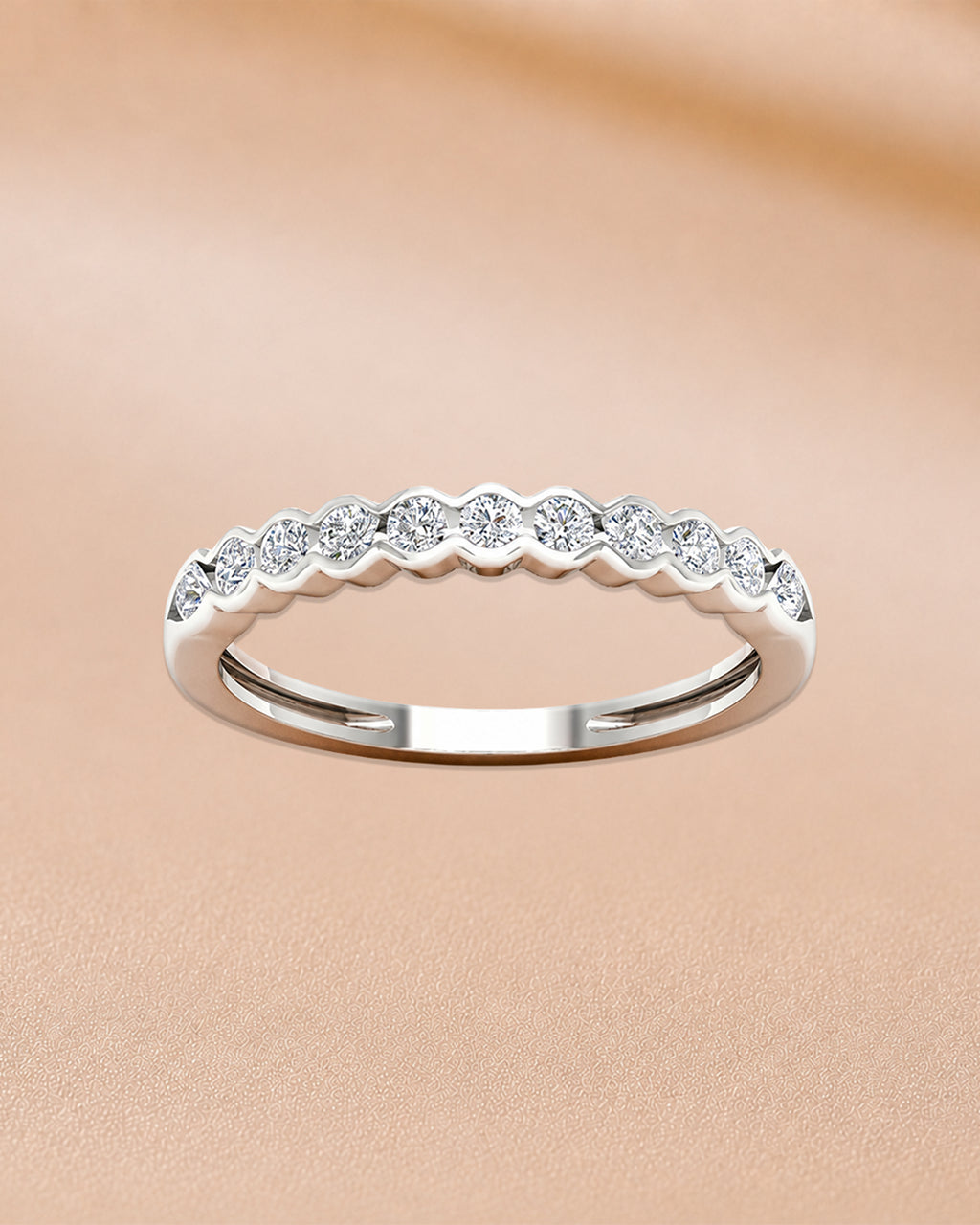 Ore 14KT Yellow Gold Elegant Diamond Ring