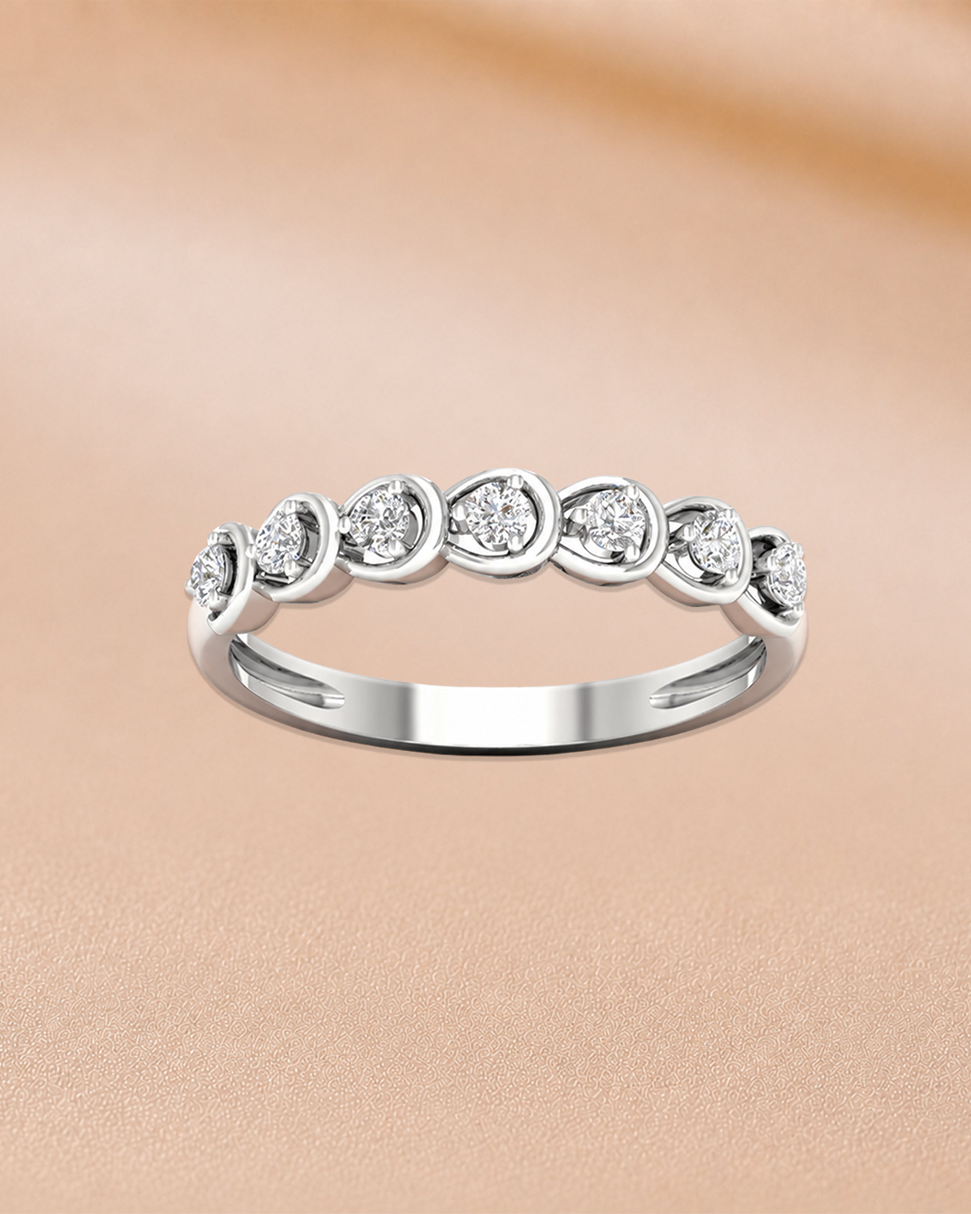 Ore 14KT Yellow Gold Standard Diamond Ring