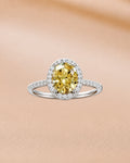 Ore 14KT Yellow Gold Yellow Diamond Ring