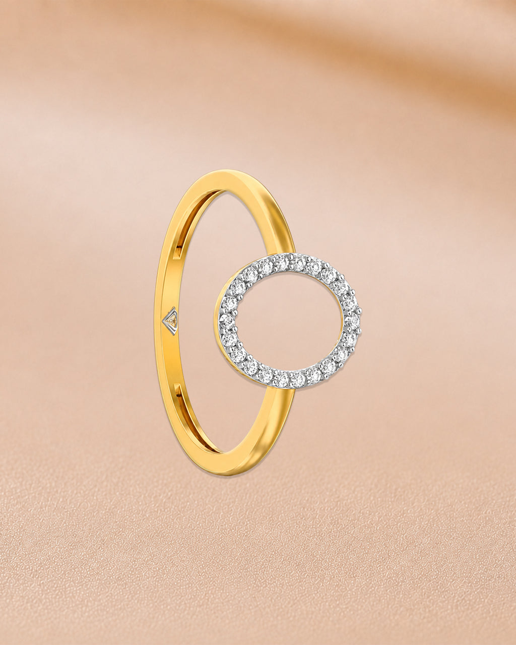 Ore 14KT Yellow Gold Round Design Ring