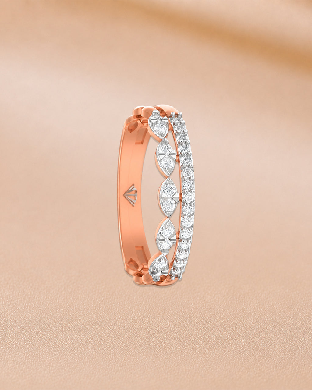 Ore 14KT Yellow Gold Crown-Shaped Ring