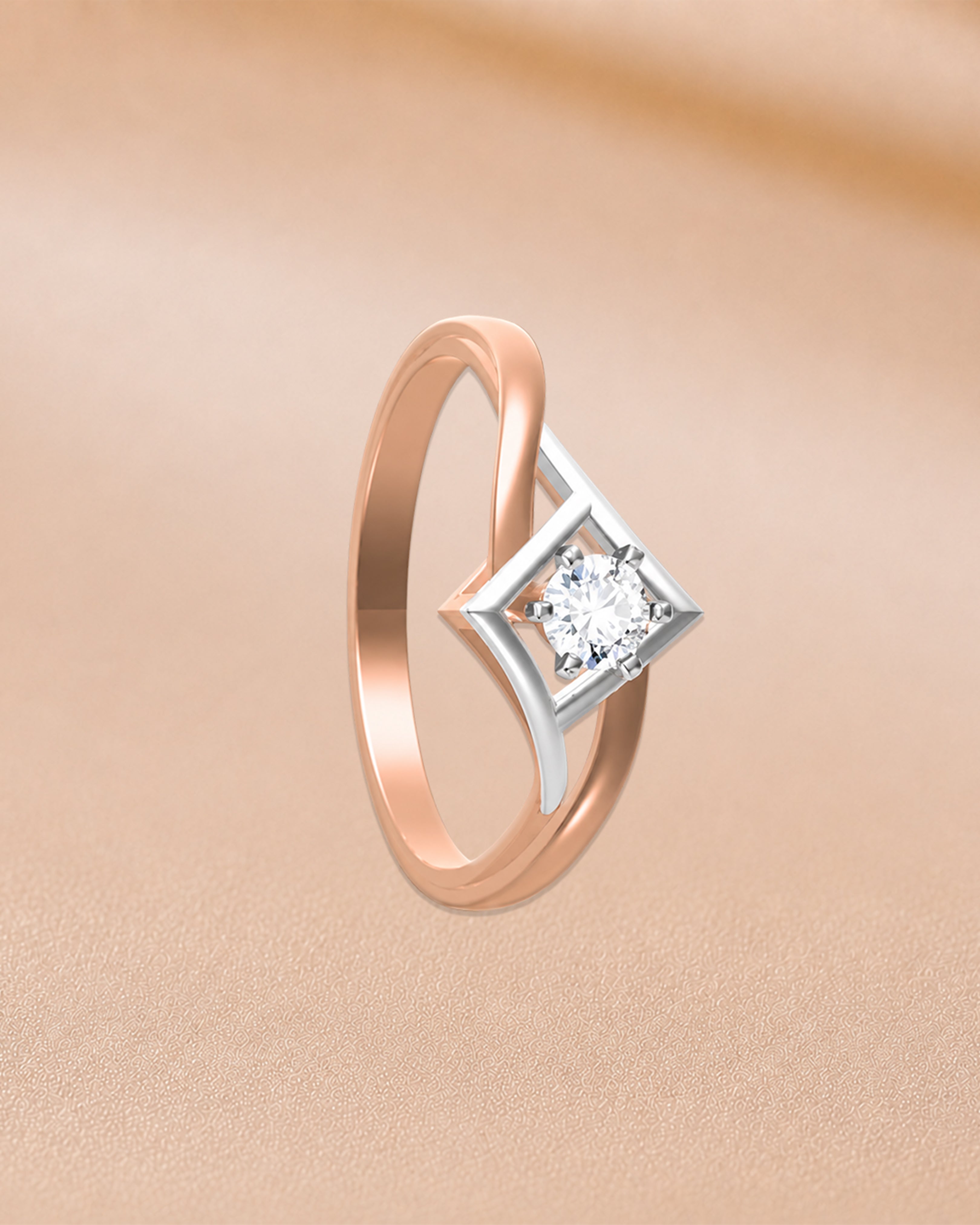 Ore 14KT Yellow Gold Classic Solitaire Ring