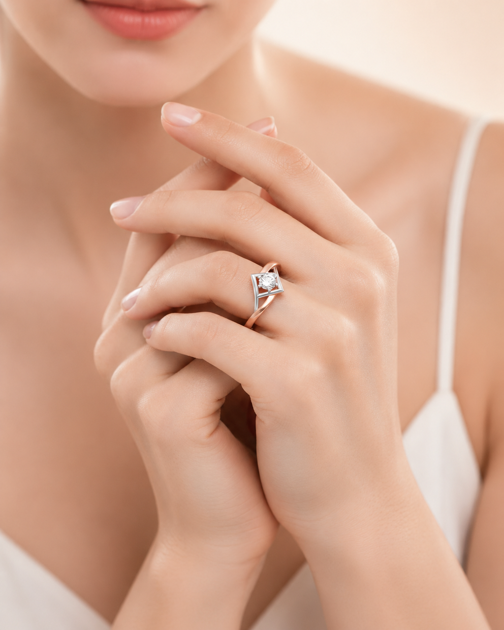 Ore 14KT Yellow Gold Classic Solitaire Ring