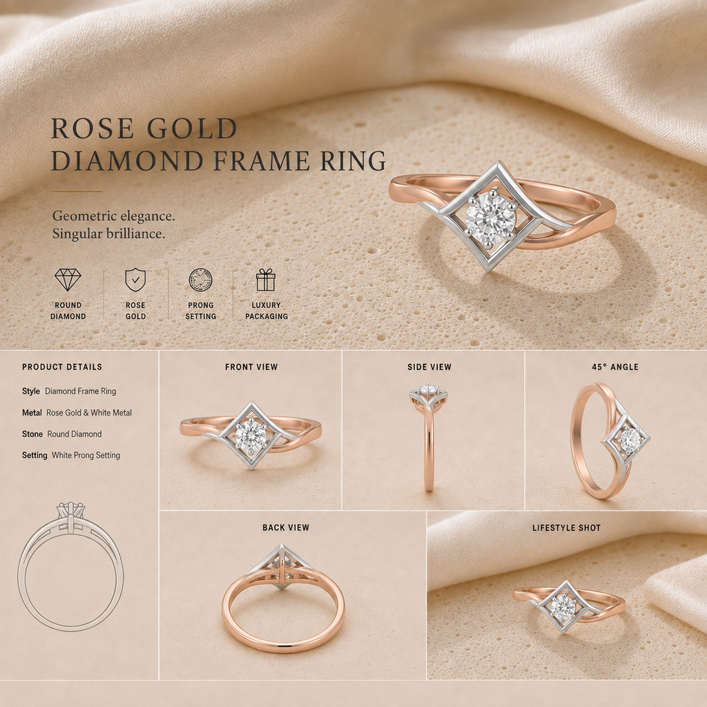 Ore 14KT Yellow Gold Classic Solitaire Ring