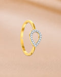 Ore 14KT Yellow Gold Oval Design Ring